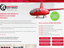 Tablet Screenshot of helicopter-wheels.com